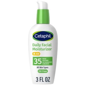 Cetaphil Face Moisturizer, Daily Oil Free Facial Moisturizer with SPF 35